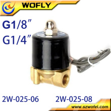 1/4 inch 12v dc brass/stainless steel solenoid water valve normally closed